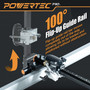 POWERTEC PRO 72324 Large Format Tile Cutter with Tile Breaker & Carry Bag, 70 Inch Expandable Manual Tile Cutting System, Dual Scoring Wheels, Flip Guide Bar, Compatible with POWERTEC 71984 Work Table 03