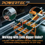 POWERTEC PRO 72324 Large Format Tile Cutter with Tile Breaker & Carry Bag, 70 Inch Expandable Manual Tile Cutting System, Dual Scoring Wheels, Flip Guide Bar, Compatible with POWERTEC 71984 Work Table 07