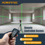 POWERTEC 3×360° Laser Level, Self-Leveling with Remote Control & Lift Platform, USB-C Rechargeable – For Construction, Tiling, Framing, Drop Ceilings, Cabinets & DIY Projects (LE3360) 05