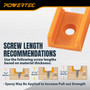 POWERTEC T-Track In-Line Inserts, Drop-In T-Track Connectors for 3/4" × 3/8" Grooves, Compatible with 1/4" & 5/16" T-Bolts, Modular T-Track System for Jigs, Router Tables, and More, 8PK (72354) 06