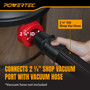 POWERTEC 2-1/2" to 2-1/4" Dust Collection Reducer Adapter, Hose Conversion Adapter for Shop Vac & Woodworking Dust Collection Systems, ABS Plastic Dust Port Fitting for Benchtop Power Tools (70495) 04