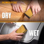 POWERTEC PSA Sandpaper Roll Set, 2-3/4" x 20 Yards (80/120/220/320 Grit, 5 Yards Each), Adhesive Backed Longboard Sanding Roll for Woodworking, Automotive, Air File & Hand Sanding Blocks (4RA1200) 06