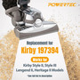 POWERTEC 197394 Vacuum Bags for Kirby 9PK, Fits Kirby G3, G4, G4D, G5, G6, G7, G7D, G2000, G2001, Gsix, Ultimate G, Heritage II, Style III Vacuum Cleaners, Replacement for 197294 197289 197301 (75137) 03