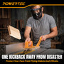 POWERTEC Anti-Fog Safety Goggles with Flip-Up Detachable Face Shield, ANSI Z87+ Impact Rated, Full Face Protection, Vented Mask for Grinding, Cutting, Dust & Debris (72433) 08