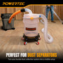 POWERTEC Bucket Dolly with Caster Wheels for 5 Gallon Buckets, 5 Gallon Bucket Cart Roller with 3 Locking Wheels, Screw Clamps & Connector, Designed for Dust Separator, Car Wash & Detailing (70487) 02