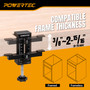 POWERTEC Cabinet Door Mounting Jig, Quick-Align Adjustable Cabinet Door Installation Tool for Frameless & Frame Cabinets, Supports Inset, Partial & Full Overlay Doors (72426) 03