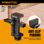 POWERTEC Cabinet Door Mounting Jig, Quick-Align Adjustable Cabinet Door Installation Tool for Frameless & Frame Cabinets, Supports Inset, Partial & Full Overlay Doors (72426) 06