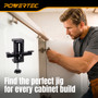 POWERTEC Cabinet Door Mounting Jig, Quick-Align Adjustable Cabinet Door Installation Tool for Frameless & Frame Cabinets, Supports Inset, Partial & Full Overlay Doors (72426) 07