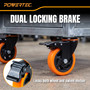 POWERTEC 4" Swivel Caster Wheels Set of 4 with Dual Locking Brake, Heavy Duty Plate Casters, 1763 lbs Static Load, Includes 2 Mounting Hardware Sets for Workbench, Cart & Furniture (17226)
04