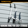 POWERTEC Welding Clamps, 2 PK, for 5/8" Fixture Holes (72235-P2) | Quick-release ratchet, 999 lb clamping force, 7-3/4" capacity, 4-3/4" throat depth, welding tables & workbenches 5