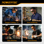 POWERTEC IR Safety Glasses, ANSI Z87.1 IR Shade 3, Anti-Scratch Polycarbonate Lens, UV & Infrared Protection, Adjustable Nose Pad, Lightweight Design for Gas Welding, Cutting & Glasswork (72431) 8