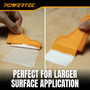 POWERTEC Glue Applicator Kit with Sealable Glue Keeper, 1" & 1/2" Brushes and Spreader, Non-Stick Silicone Wood Glue Tools for Woodworking, Clean Application & Less Mess (72254) 6