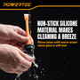 POWERTEC 1 Inch Silicone Glue Brush, Woodworking Glue Applicator with Scraper Edge, Non-Stick Glue Spreader for Wood Glue, Easy-Clean Reusable Glue Tool, 1 PK (72298) 5
