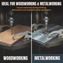 Adjustable Drill Press Table Slot Clamps with Swivel Pads and Forged D-Rings for Woodworking and Metalworking 05