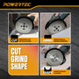 POWERTEC Diamond Blade, 4-1/2", Dual-Sided, 5/8"-11 Arbor (14033)
Vacuum-Brazed Continuous Rim For Cutting & Grinding Porcelain, Ceramic Tile, Granite And Natural Stone 3
