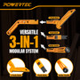 POWERTEC Modular Replaceable Push Stick Kit for Woodworking (72356)
Includes EVA push stick, L push stick, and roller guide for table saws, router tables, band saws, and jointers 2