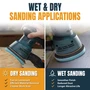 POWERTEC 5 Inch 8 Hole Foam Sanding Discs, P240 Grit Hook & Loop Flexible Cushion Sandpaper for Curves, Contours & Rounded Edges, Wet/Dry Orbital Sander Pads, 10 Pack (46813) 4