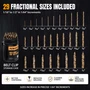 POWERTEC M35 Cobalt Step Point Drill Bit Set, 29-Piece (QDB2200) 6