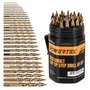 POWERTEC M35 Cobalt Step Point Drill Bit Set, 29-Piece (QDB2200) 1