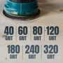 POWERTEC 40 Grit, 25 Pack, 6 Inch Sanding Discs – Hook and Loop, 6-Hole Aluminum Oxide Orbital Sander Pads, Woodworking & Paint Round Sandpaper for Random Orbital, Air, Pneumatic & DA Sanders (45204) 6