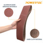 POWERTEC-4"x 36" Aluminum Oxide Sanding Belt-3 pcs Grit 40, 80, 100, 120, 150, 180, 400, 240, 320 | POWERTEC Woodworking Tools & Accessories04