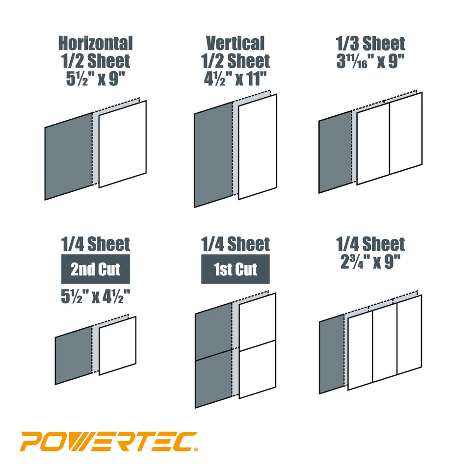 71336 Sandpaper Cutter POWERTEC