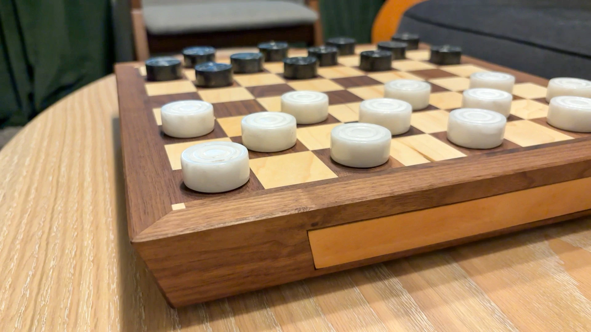 A custom furniture piece built by Chandler Makes