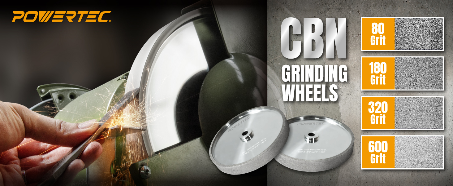 15703 CBN Grinding Wheel 6 Inch 320 Grit, 1