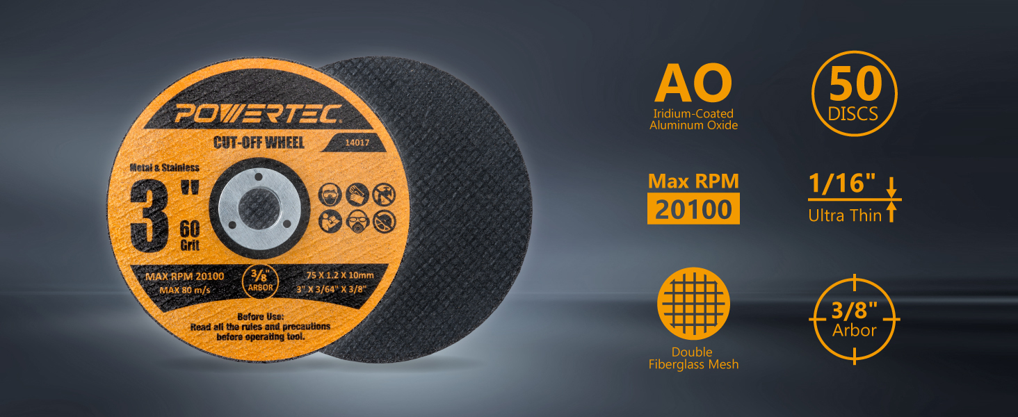 cut off wheel, 50 discs