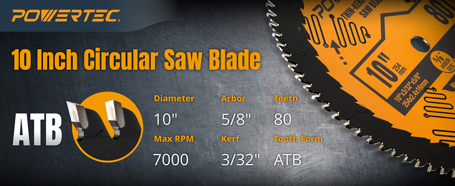 finishing saw blade