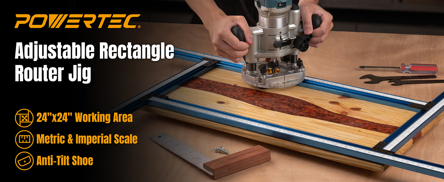 71867 Adjustable Router Jig, Precision Frame Template System 24"
