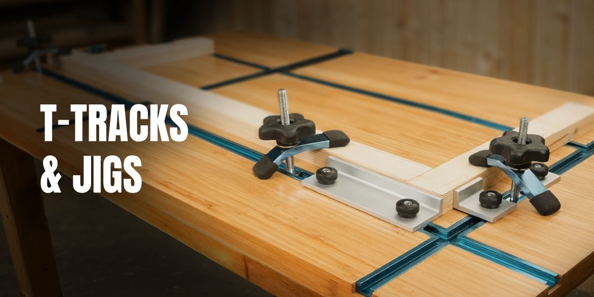 POWERTEC T-Tracks & Jigs
