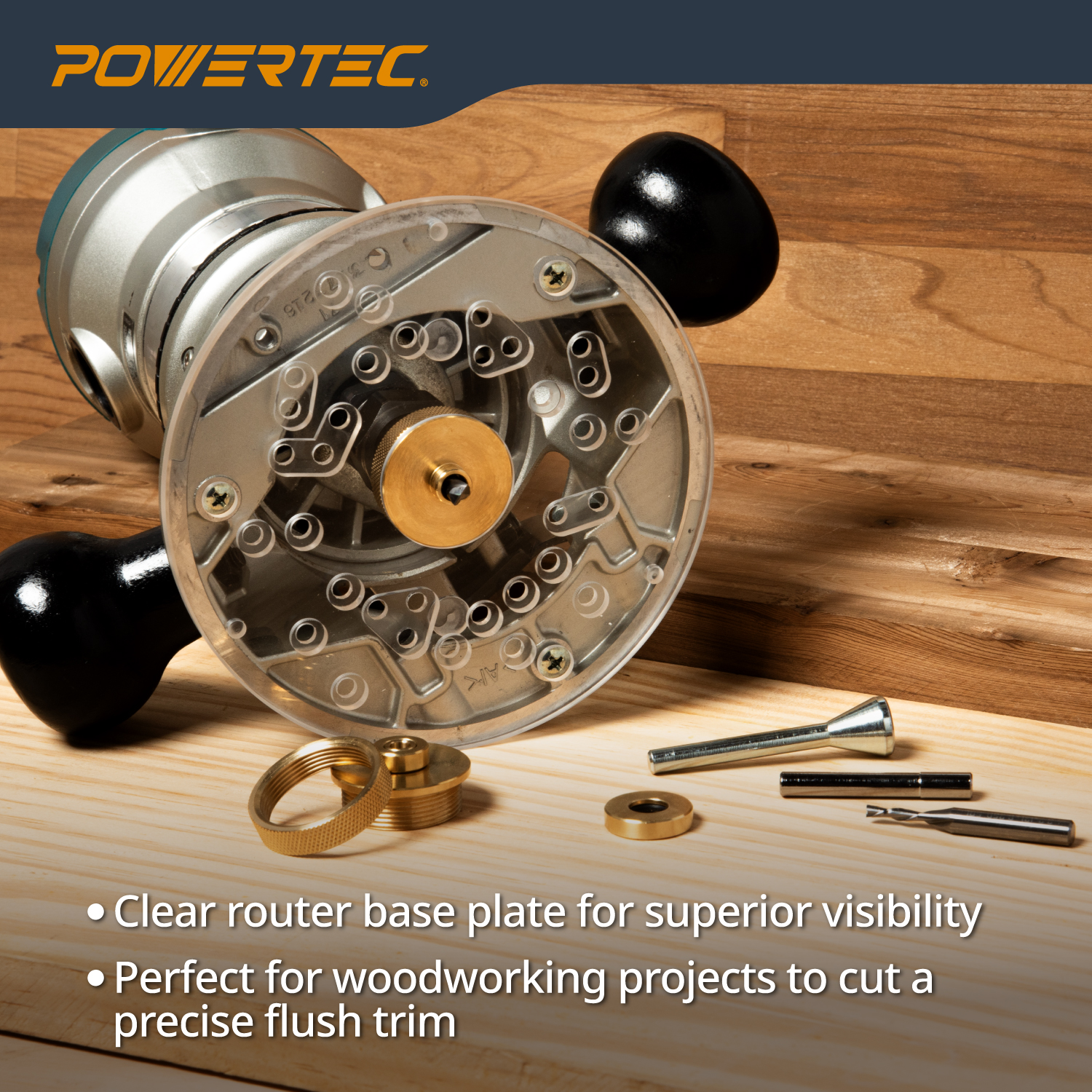 Angled Trim Router Base Universal Trim Router Base Plate 5-3/4