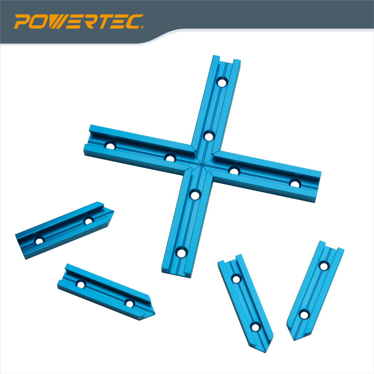 Universal T Track 36 Inch, Double-Cut Profile with