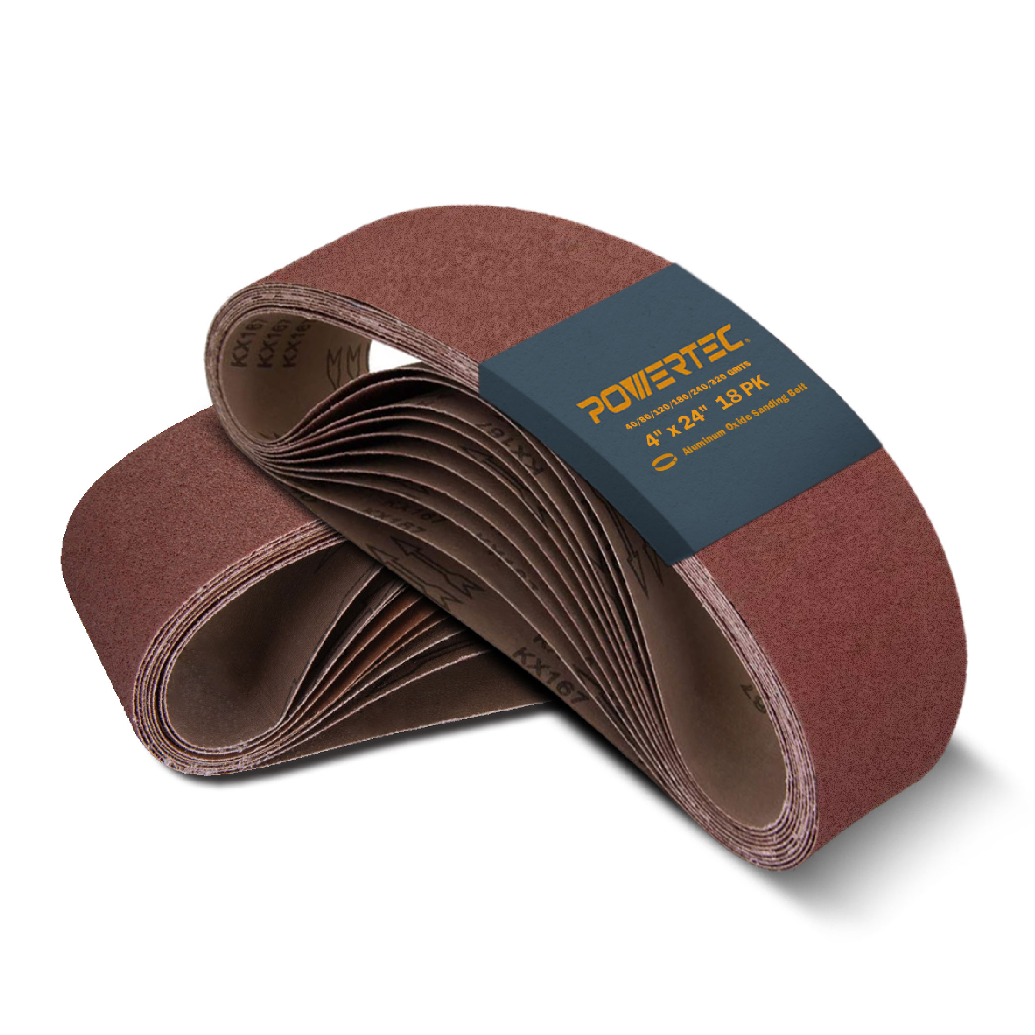Taokyid 14-Pack 2x42 Inch Sanding Belts - Aluminum Oxide Assortment (40 To 400 Grit) For Belt Sanders