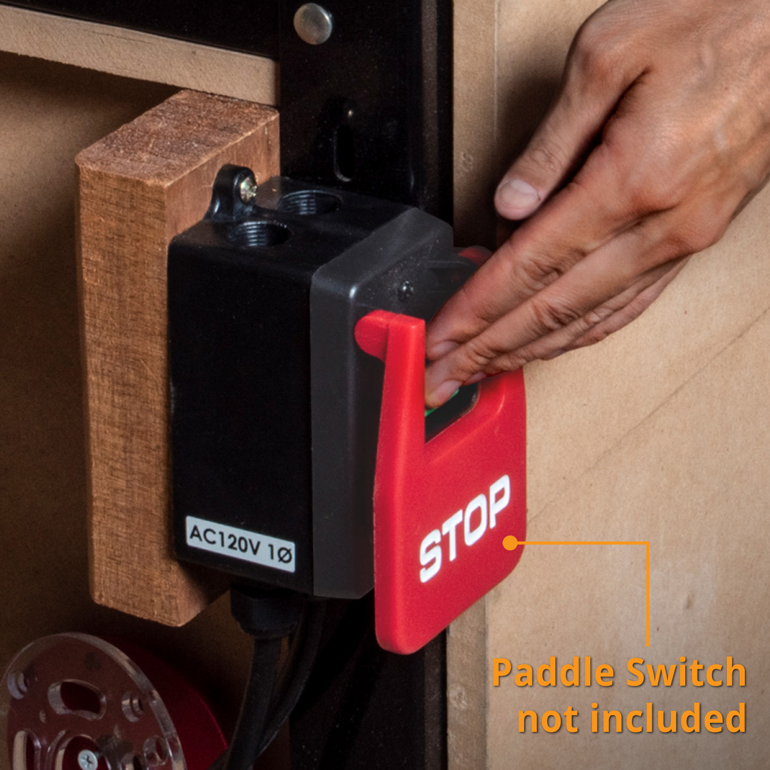 Deep Switch Box with Hardware for POWERTEC Switch Compatibility