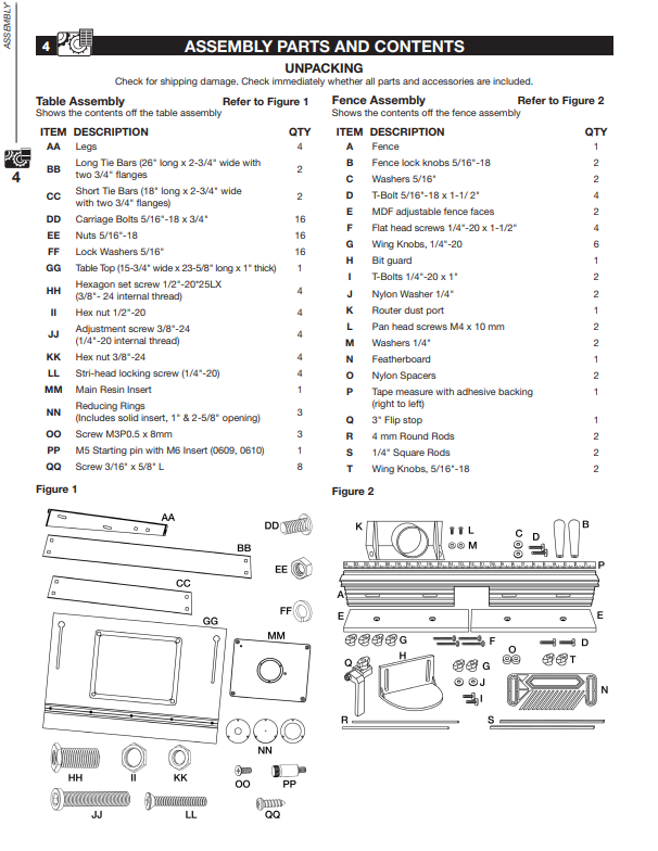 Powertec Router Insert YRT71RI Resin Insert for Router Table Top 71402/71685 - POWERTEC