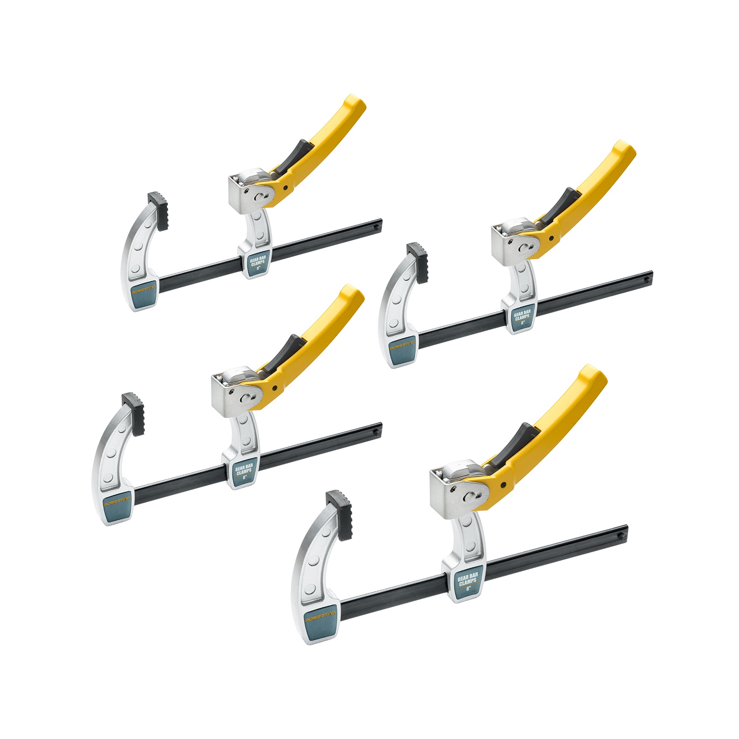 POWERTEC 71523 Wooden Handscrew Clamp – 8 Inch | Hand Screw Clamps For Woodworking, 2PK