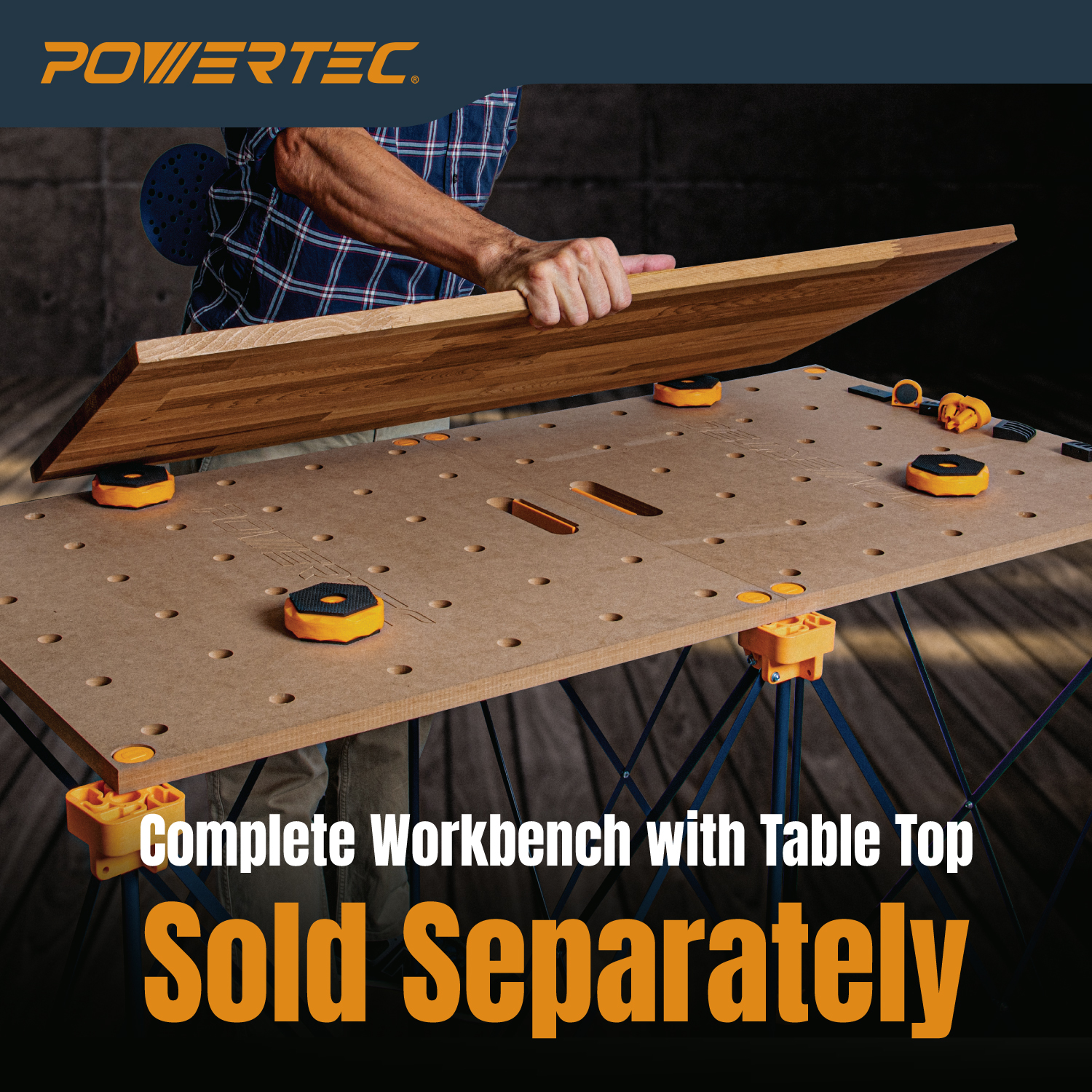 71930 Arachni Flex Portable Workbench 4x8ft, 6000 lbs Capacity, 36