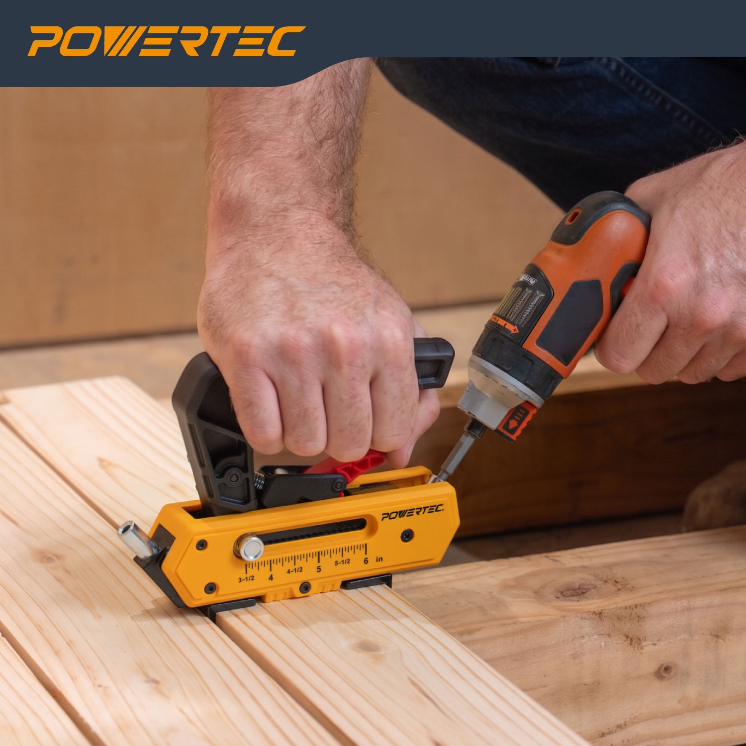 72184 Edge Deck Screw Jig with T15 Torx Bit and Additional Spacers