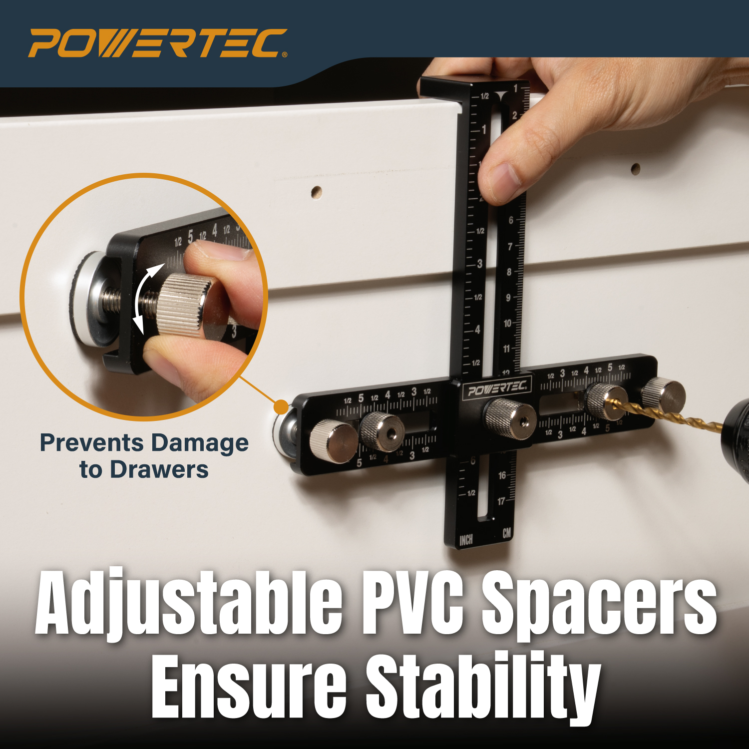 72186 Cabinet Hardware Jig for Knobs, Handles & Pulls