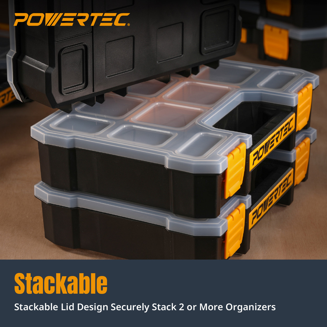 72117-P3 Small Parts Organizer & Tool Box – 10 Compartments