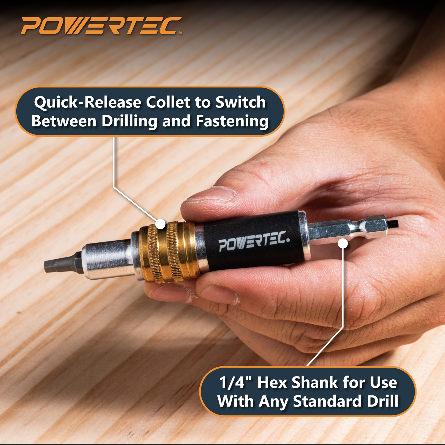 72293 Dual Side Drill & Driver Bit, #2 Square Drive