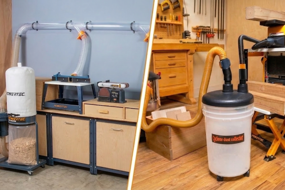 Dust Collector vs Shop Vac: Which One Is Best for Your Woodworking Shop?