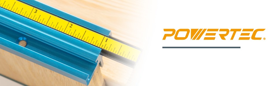 POWERTEC 71134 4 ft. L x 5/16 in. W x 1/128 in. Thick Right to Left Self-Adhering Tape Measure