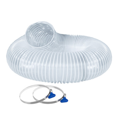 POWERTEC 6" X 10' PVC Dust Collection Hose