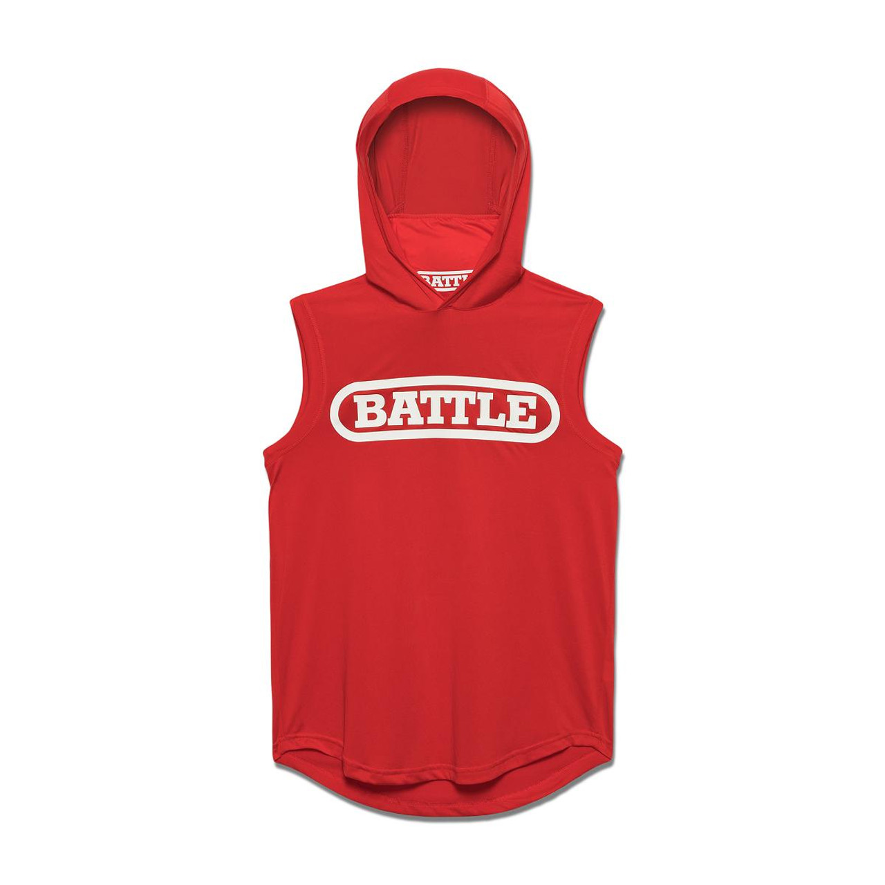 Face Mask Sleeveless Light Action Hoodie | Battle