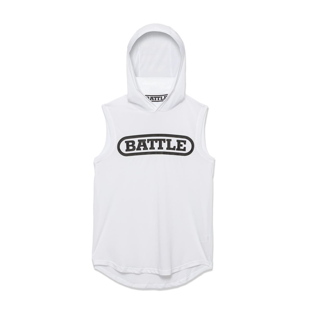 Light Action Face Mask Sleeveless Hoodie Adult Youth