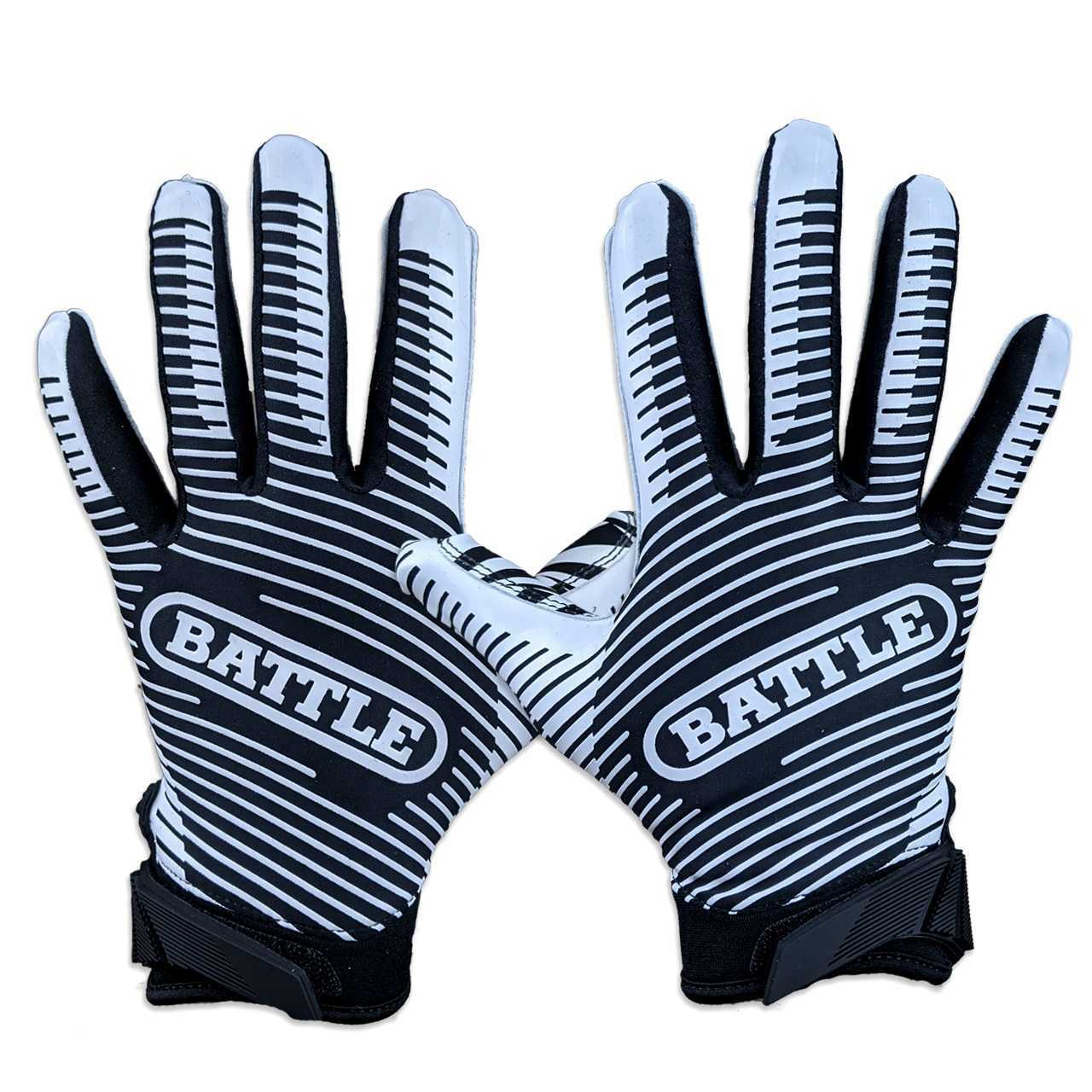 Battle Sports Adult Gradient Doom 1.0 Football Gloves - Red/White/Blue Sz  XL