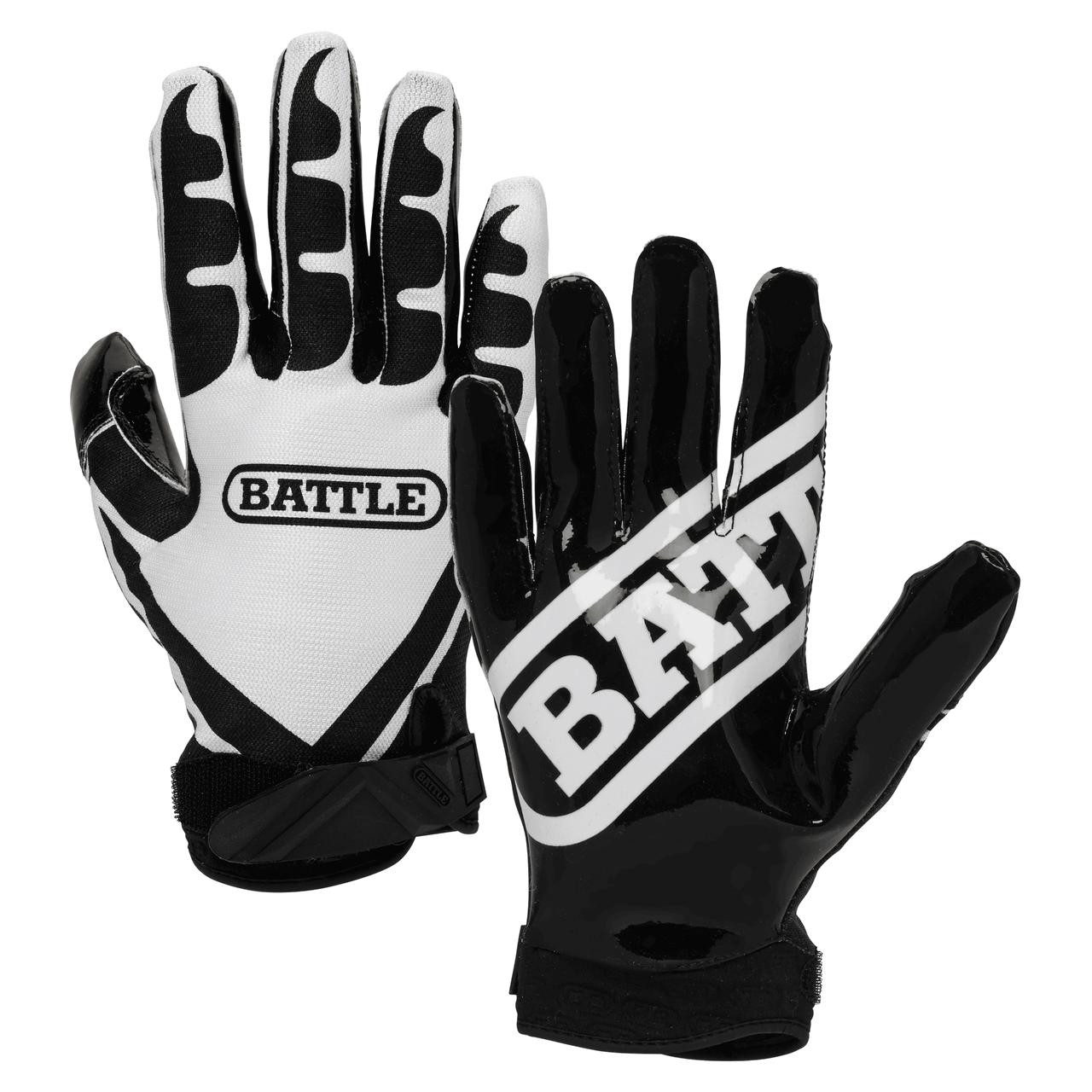 White $ BAGS Football Gloves